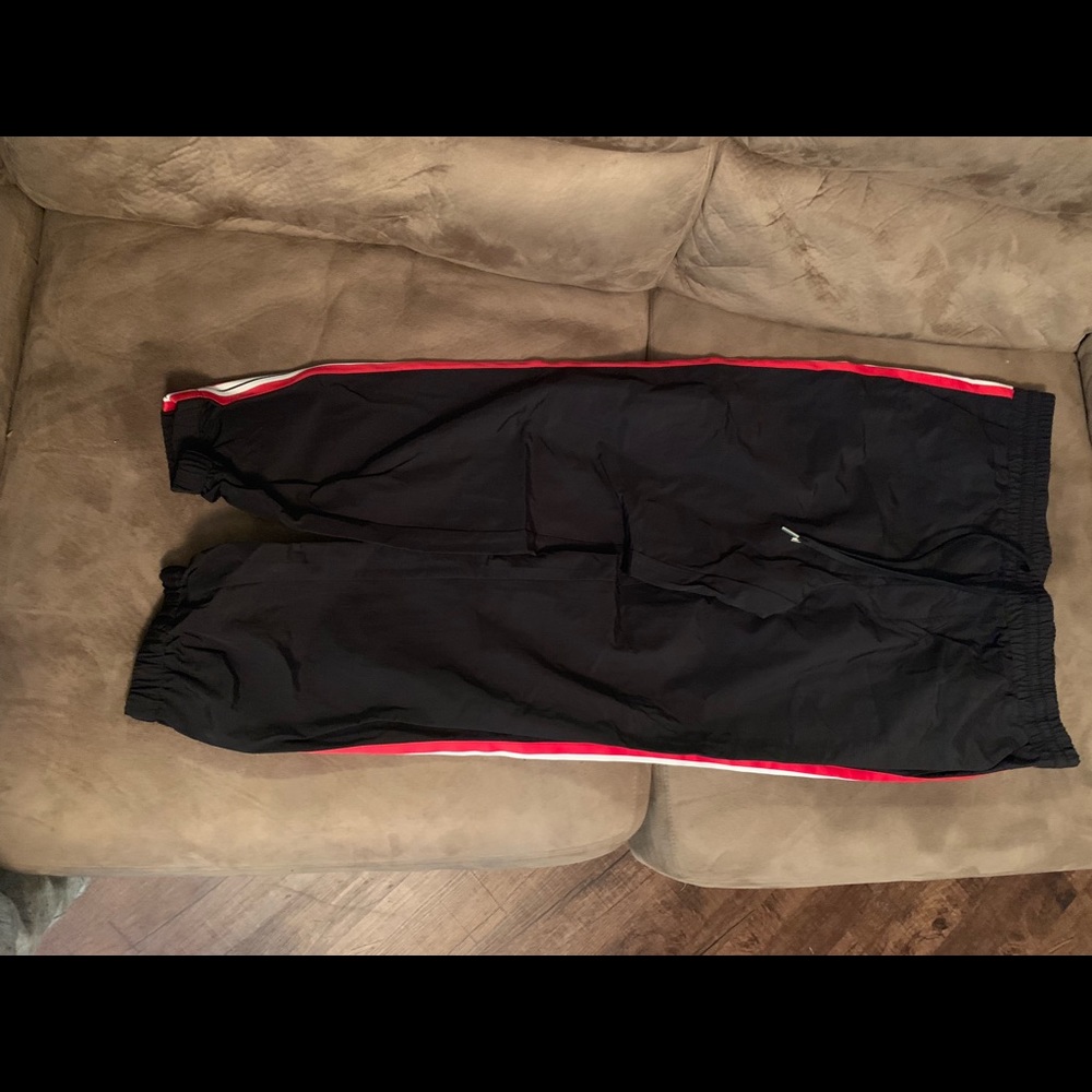 Pacsun joggers blk/red size M